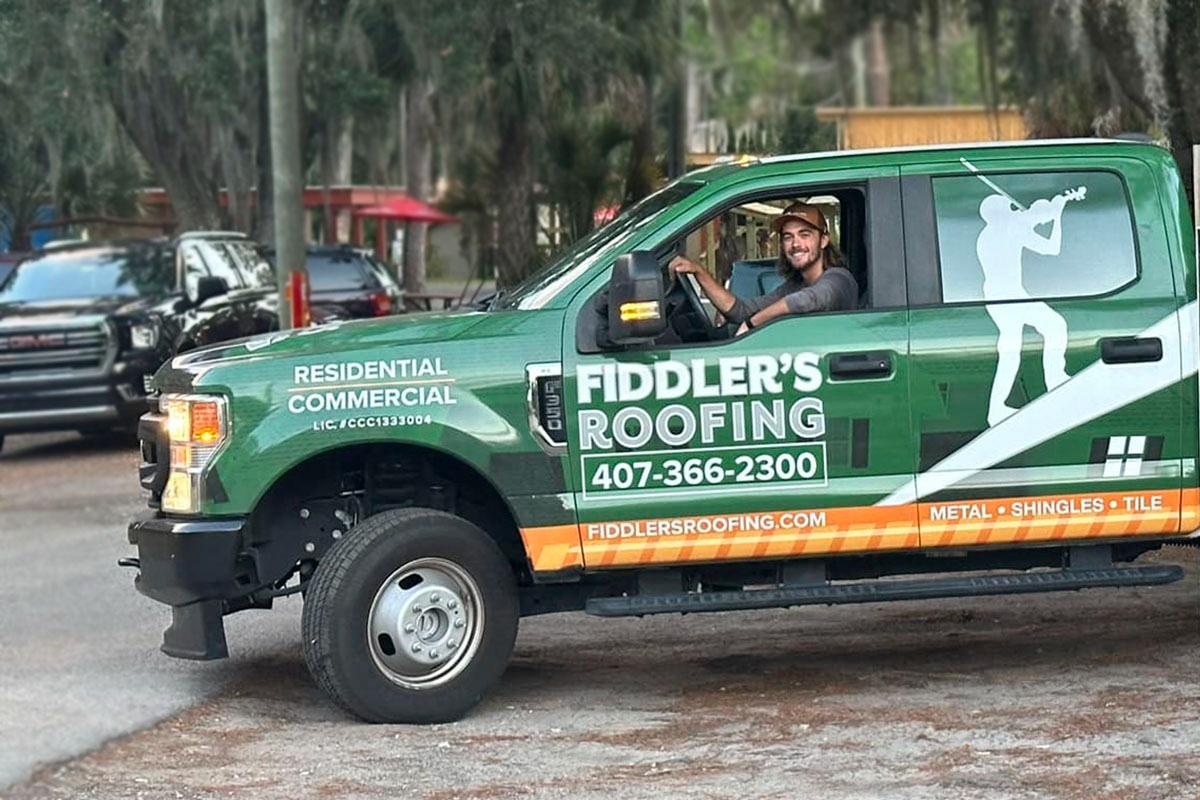 Orlando home with modern metal roof